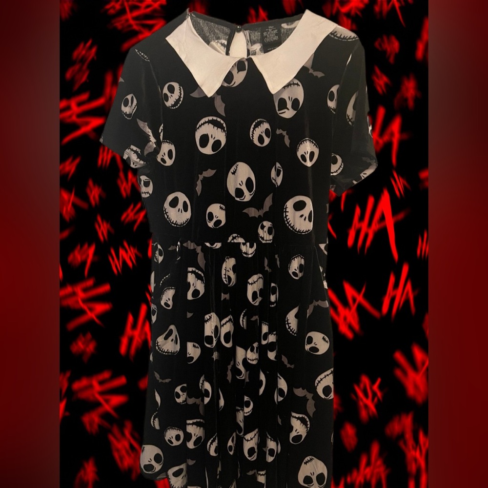 Torrid vintage Nightmare Before Christmas mini dress 0X